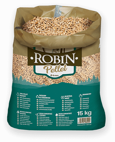 worek pelletu opałowego Robin do kupienia w Radłowie lub sklepie internetowym